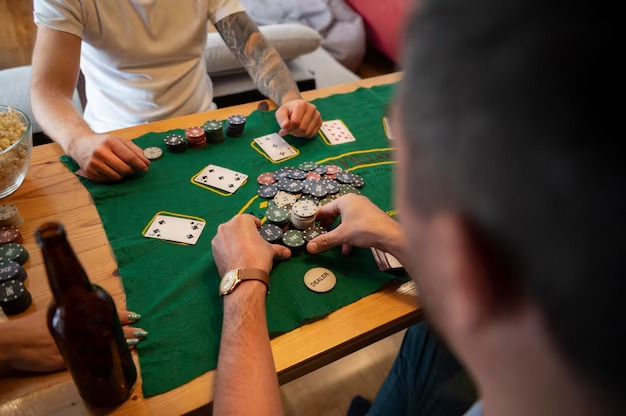 Live casino dealer table showing blackjack game